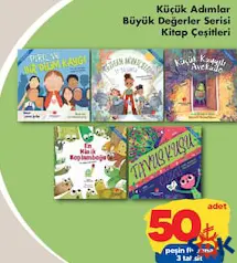 KÜÇÜK ADAMLAR BÜYÜK DEĞERLER SERİSİ KİTAP ÇEŞTİLERİ